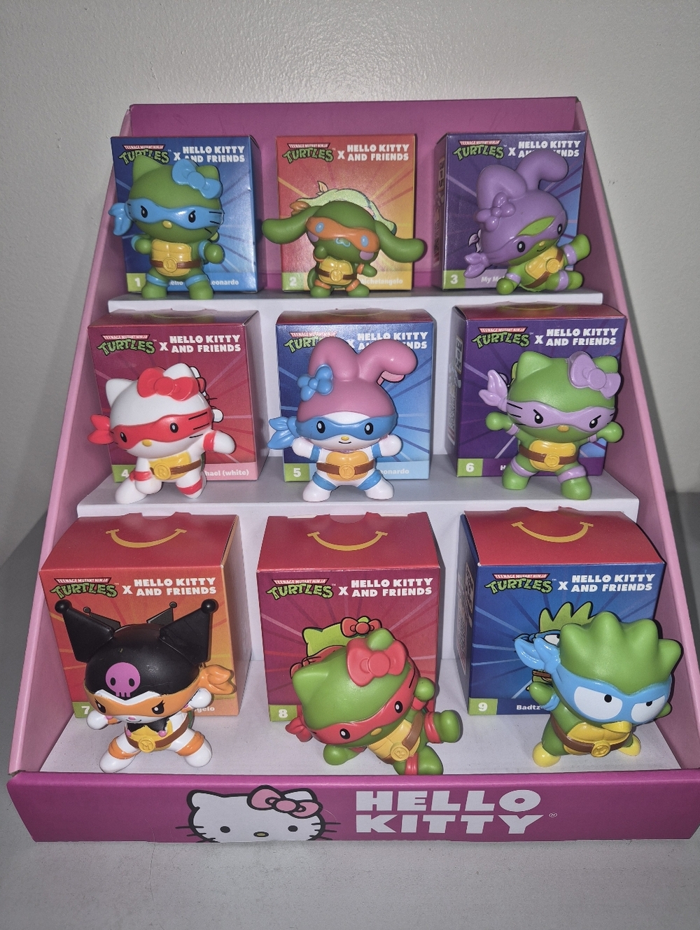 McDonald's Hello Kitty X Tmnt Toys